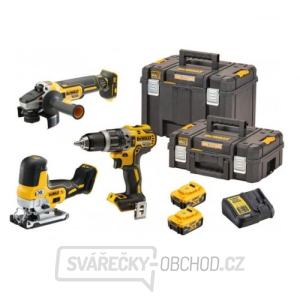 Aku bezuhlíková kombo sada nářadí 18V 2x5,0 Ah XR DeWALT DCK329P2T gallery main image