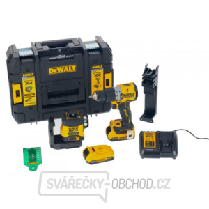 Aku bezuhlíková kombo sada nářadí 18V 2x2,0 Ah XR DeWALT DCK2095D2T gallery main image