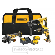 Aku bezuhlíková kombo sada nářadí 18V 2x5,0 Ah XR DeWALT DCK304P2 gallery main image