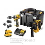 Aku bezuhlíková kombo sada nářadí 12V 2x3,0 Ah XR DeWALT DCK2101L2T gallery main image