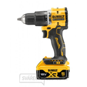 Aku bezuhlíková vrtačka s příklepem XR Li-Ion 18V/2x5,0Ah k výročí 100 let DeWALT DCD100YP2T Náhled