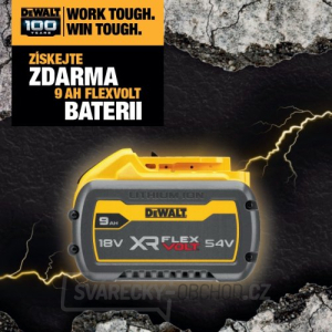 Akumulátor 54V 9,0Ah DEWALT FLEXVOLT DCB547 ZDARMA - Registrace k získání dárku gallery main image