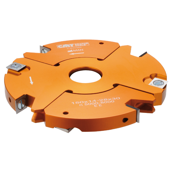 CMT Orange Tools CMT Stavitelná drážkovací fréza 2 dílná MAN - D150x14-28 d50 Z2+2 V2+2 ALU