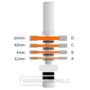 CMT Talířová drážkovací fréza - D47,6 t3,2-18 H12,8 S=12 HW Náhled