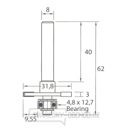 IGM M122 Talířová drážkovací fréza - D31,8x3 H9,55 L62 S=8 HW Náhled