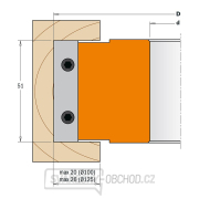 CMT C6941 Falcovací fréza šikmé zuby MAN - D100x51 d30 Z2 V4 ALU Náhled