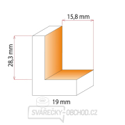 IGM F049 Velká falcovací fréza - H16 D50,8x28,3 L87 S=12,7 HW Náhled