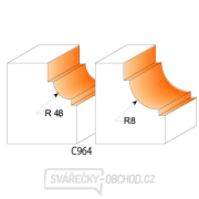 CMT C963 Zaoblovací fréza vypouklá - R4,8 D25,4x11,5 S=8 HW Náhled