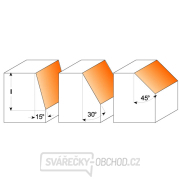 CMT C704 Úkosová fréza - 45° D 25x8 L41 S=6 HW Náhled