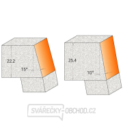 CMT C980 Úhlová fréza na CORIAN - D28,5 I25,4 A10° S=12 Náhled