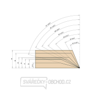 IGM F465 Úhlová V fréza HW - 150° D96,5x12,4 L95 S=20 Z2 Náhled