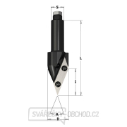 IGM F465 Úhlová V fréza HW - 45° D33x40 L125 S=20 Z1 Náhled