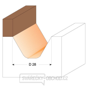 CMT C949 Popisová fréza 60° s ložiskem - D28x19 60° S=12 HW Náhled