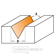 CMT C958 Fréza na V drážku - 60° D12,7x10 S=8 HW Náhled