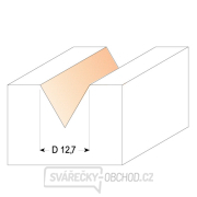 CMT Fréza na V drážku - 60° D12,7x11 60° S=6 HW Náhled