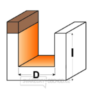 CMT C901 Dlabací a srovnávací fréza - D16x19 S=8 HW Náhled