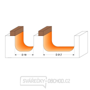 CMT C951 Žlábková fréza s ložiskem - R6,4 D31,7x16 S=12 HW Náhled