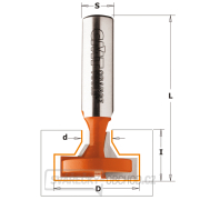 CMT C950.6 Fréza na cylindrické drážky HW - D28x13,5 d11 S=12 Náhled