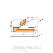 CMT C950.6 Fréza na cylindrické drážky HW - D28x13,5 d11 S=12 Náhled