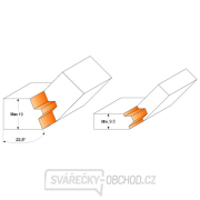 CMT C955 Fréza na spoje 22,50-45° - D37,3x22,2 22,5° S=8 HW Náhled