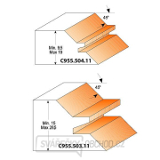 CMT C955 Fréza na spoje 90° - D50,8x22,2 45° S=12 HW Náhled