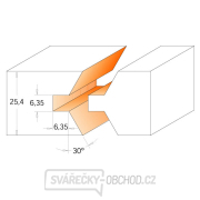 CMT C955 Sada fréz na okrasné hrany - D40 I25,4 A30° S=12 HW Náhled