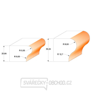 CMT C955 Fréza na hrany parapetů - R5,5+12,7 D38,1x35 S=12 HW Náhled