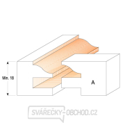 CMT C991 Sada fréz pro rám výplně - D44,4 t18-22 profil B S=12 HW gallery main image