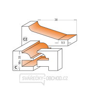 CMT Sada fréz pro rámy a výplně - 3ks profil C+C2 S=12 HW Náhled