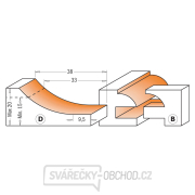 CMT Sada fréz pro rámy a výplně - 3ks profil D+B S=12 HW Náhled