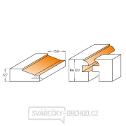 CMT Sada fréz dvířková - 3ks sada S=8 HW Náhled