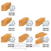 IGM Univerzální frézovací dvířková sada 7 kusová MAN - D100x40-50 d30 ALU Náhled