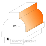 CMT C955 Fréza na příčky prosklených dvířek CMT - D28 I19 R10 profil C S=8 HW Náhled