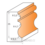 CMT C955.901 Multiprofilová fréza s ložiskem - D23,8x35 S=12 HW Náhled