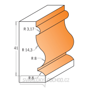 CMT C955.902 Multiprofilová fréza s ložiskem - D27x41 S=12 HW Náhled