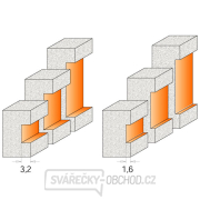 CMT C980 Drážkovací boční fréza CORIAN - D22,2 I12,7 R4,76 S=12 Náhled