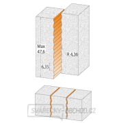 CMT C981 Zvlněná fréza na CORIAN - R4,36 D15,87x51 S=12 Náhled