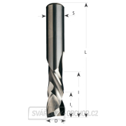 IGM 190 Drážkovací spirálová fréza pozitivně-negativní HWM - D12x42 L90 S=12 Z2+2 Náhled