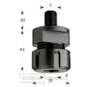 CMT Kleštinové sklíčidlo ER20 - S=M12x1,75 D=3-12,7mm Náhled