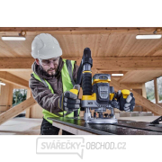 Horní frézka 18V DeWALT DCW620NT 12mm bez aku, kufr Tstak Náhled