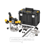 Horní frézka 18V DeWALT DCW620NT 12mm bez aku, kufr Tstak Horní frézka 18V DeWALT DCW620NT 12mm bez aku, kufr Tstak gallery main image