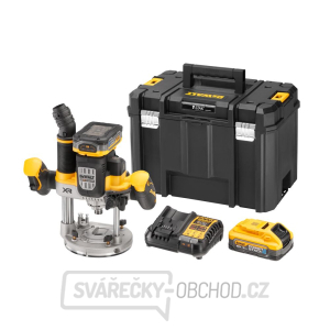 Horní frézka 18V DeWALT DCW620H2 12mm, 2x 5,0Ah PWST gallery main image