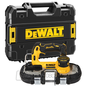 AKU pásová pila DeWALT DCS377NT 18V, bez aku a nabíječky, Tstak gallery main image