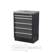 Matabro SET-CA01061, Dílenská skříňka s nerezovou pracovní deskou | 5 šuplíků | 680x465x950 mm Náhled