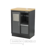 Matabro SET-CA01066, Dílenská skříňka s dřevěnou pracovní deskou | na odpadky | 680x465x950 mm Náhled